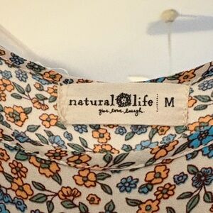 Natural Life Beautiful Floral Jumpsuit like new!